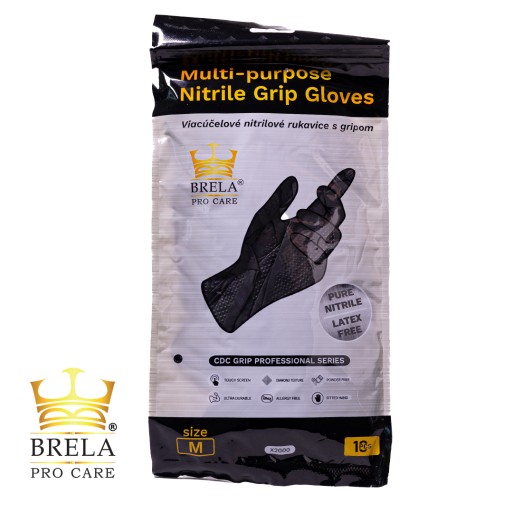 10ks CDC GRIP jednorázové nitrilové rukavice